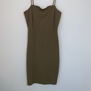 Army Green Bodycon Dress